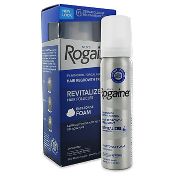 Rogaine男士落健泡沫的使用、效果、副作用